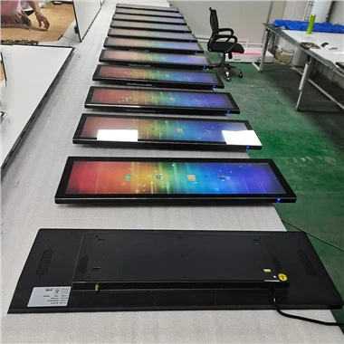 Pantalla LCD de tipus barra estirada de 37 polzades OEM de fàbrica de senyalització digital