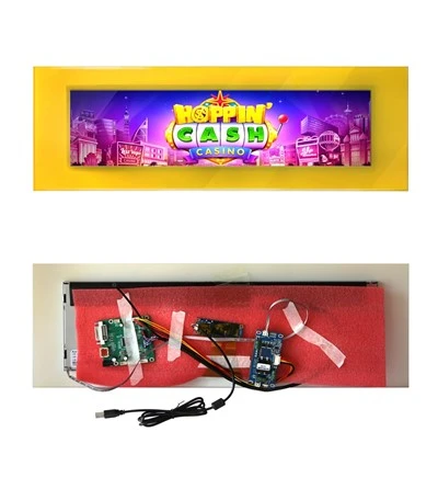 Pantalla personalitzada de 19,4 polzades amb barra d'estirament LCD Pantalla tàctil