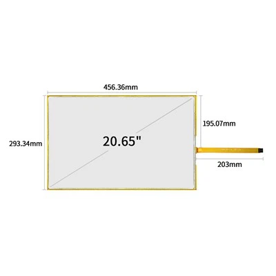 Pantalla tàctil 3M Microtouch de 20 polzades Loewen Novomatic Series 17-9061-219-01 Reparació de vidre tàctil 458*295